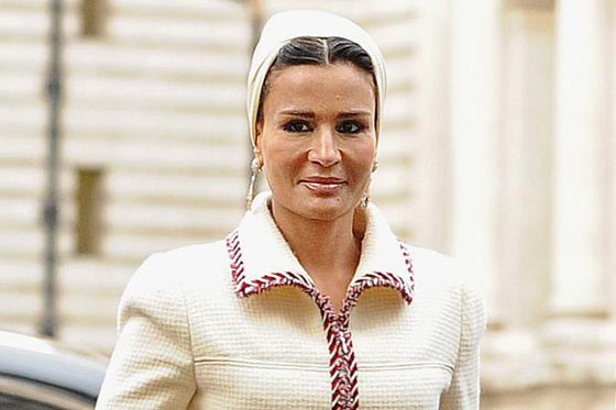 الشيخة موزة بالمايوه على شاطئ البحر تثير حالة ارتباك!  صورة رقم 10