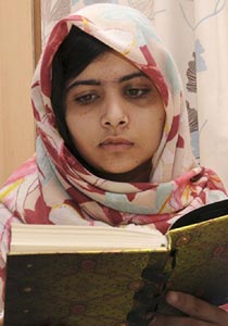 الشابة الباكستانية مالالا تقود حملة عالمية لتعليم البنات صورة رقم 2