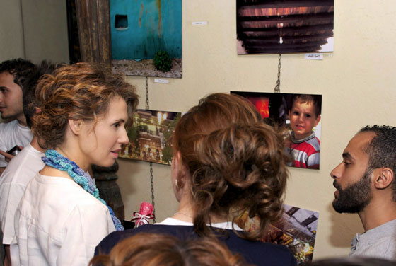 اسماء الاسد تساهم باعداد طعام افطار ليلة القدر في مجمع للايتام صورة رقم 7