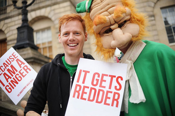 ذوو الشعر الأحمر يعتصمون رفضاً للتمييز ضدهم  صورة رقم 3