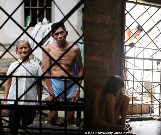 صور مؤثرة: والدان صينيان يسجنان ابنهما 30 عاماً في زنزانة صورة رقم 1