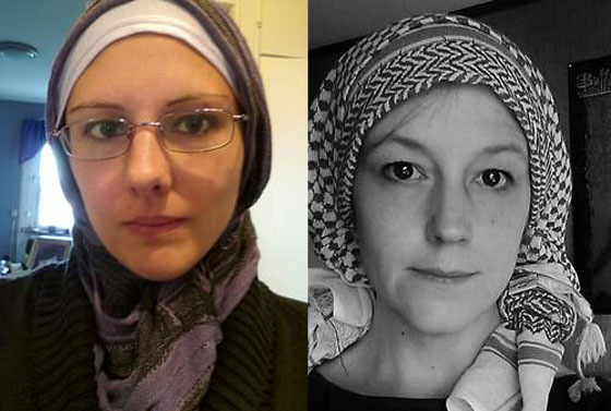 موسيقار تركي يعتصم بالحجاب امام سفارة السويد باسطنبول صورة رقم 4