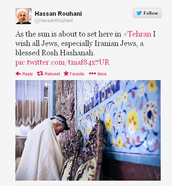 مفاجأة من العيار الثقيل: الرئيس الايراني يعايد اليهود برأس السنة صورة رقم 2