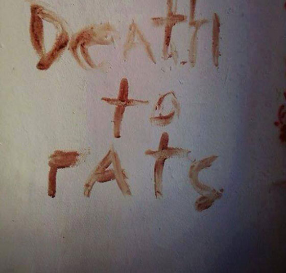 شقراء سيبيريا قتلت السوسي وكتبت بدمه 