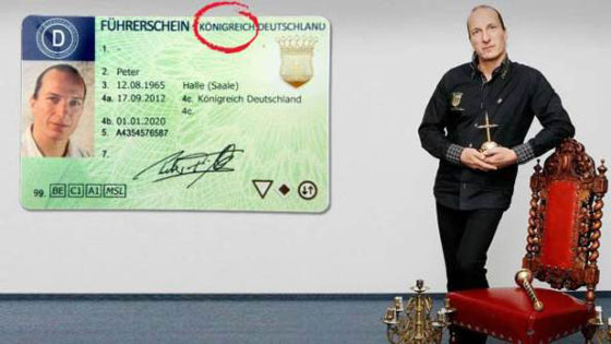 السجن لملك المانيا لانه استصدر رخصة سياقة من مملكته الوهمية! صورة رقم 1 السجن لملك المانيا لانه استصدر رخصة سياقة من مملكته الوهمية! صورة رقم 1