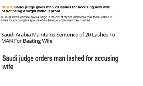 وسائل الاعلام الاجنبية تتناقل خبر جلد سعودي اتهم زوجته في شرفها وبكارتها  صورة رقم 2