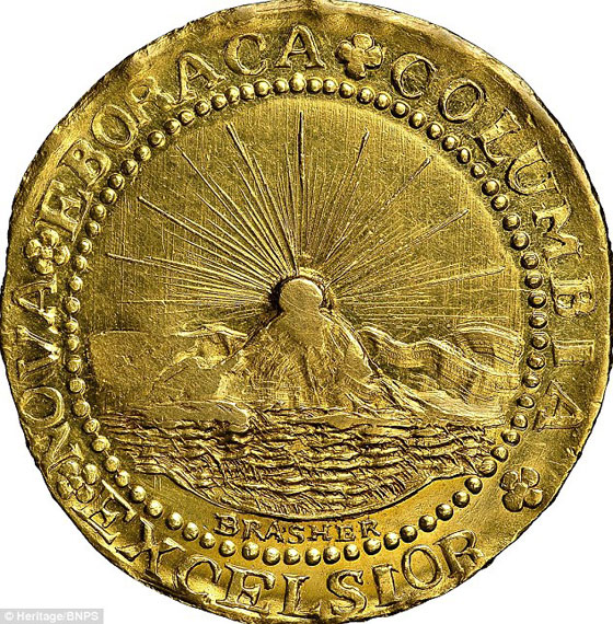 بيع اول قطعة نقدية مصنوعة من الذهب.. بمبلغ باهظ صورة رقم 3