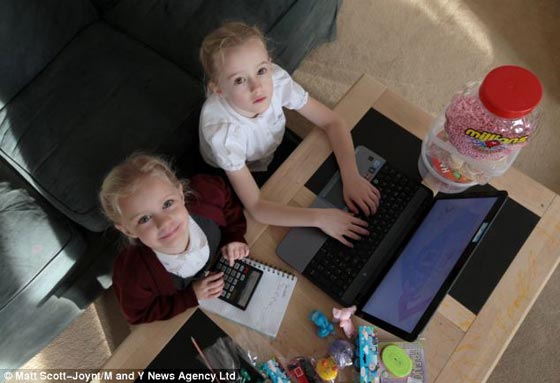 اصغر شركة لاصغر طفلتين في بريطانيا صورة رقم 2