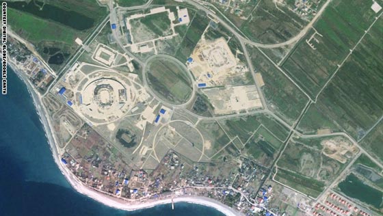 مراحل بناء القرية الاولمبية في سوتشي.. بالصور صورة رقم 3