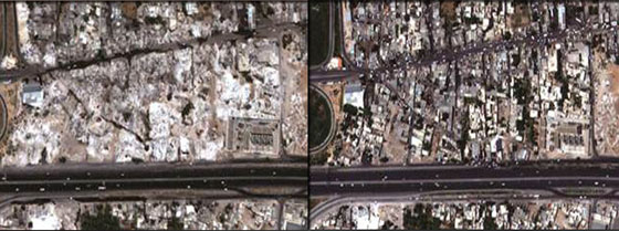 صور الاقمار الصناعية تكشف فداحة الدمار في المدن السورية  صورة رقم 3