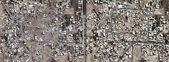 صور الاقمار الصناعية تكشف فداحة الدمار في المدن السورية  صورة رقم 7