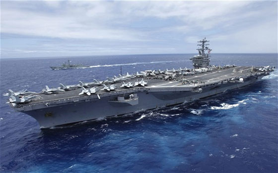 امريكا ترسل بارجتين عسكريتين في مواجهة السفن الروسية بالقرم صورة رقم 1