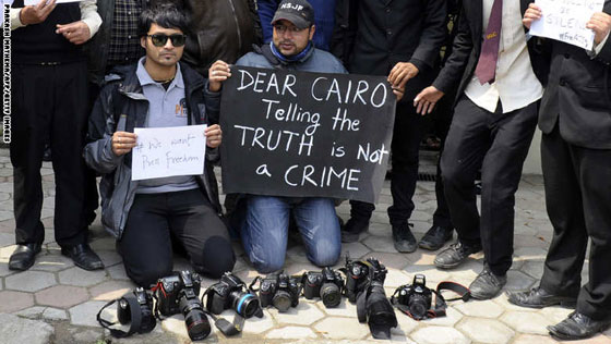 بالصور.. يوم استثنائي في مصر واحتجاجات على أحكام الاعدام صورة رقم 3