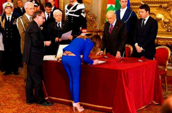 وزيرة ايطالية تقع ضحية صور مفبركة فاضحة صورة رقم 1