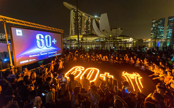 ساعة الارض تطفئ الاف المدن في مختلف ارجاء الارض!! صورة رقم 10