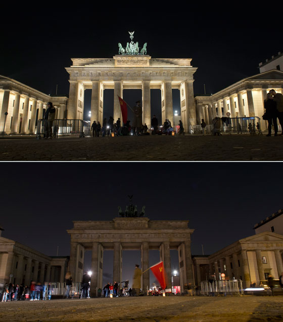 ساعة الارض تطفئ الاف المدن في مختلف ارجاء الارض!! صورة رقم 21