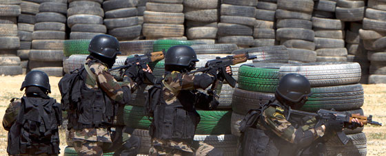 بالصور: مجندات الحرس الرئاسي الفلسطيني يبدين مهارات قتالية مدهشة صورة رقم 9