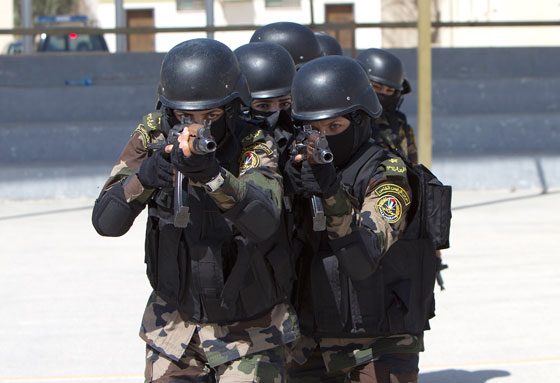 بالصور: مجندات الحرس الرئاسي الفلسطيني يبدين مهارات قتالية مدهشة صورة رقم 10