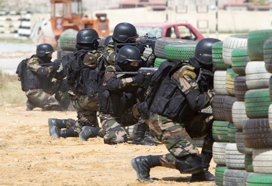 بالصور: مجندات الحرس الرئاسي الفلسطيني يبدين مهارات قتالية مدهشة صورة رقم 13