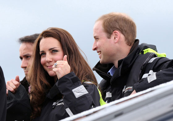 كيت مدلتون تتغلب على زوجها الامير ويليام في سباق اليخوت صورة رقم 5