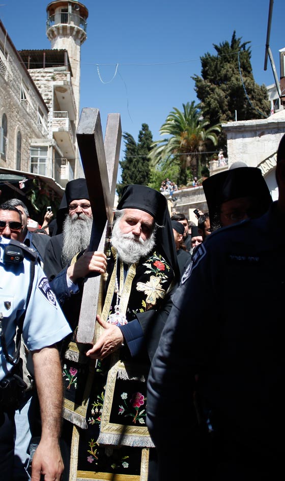 مسيرة درب الصليب في 