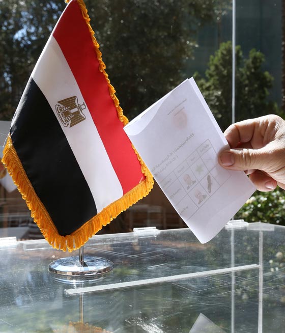 بالصور.. المصريون في الخارج يختارون بين السيسي وصباحي صورة رقم 8