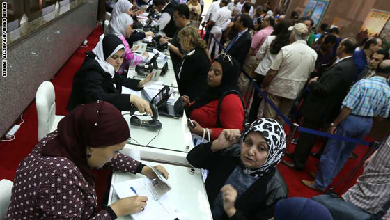 مغتربو مصر يشاركون في الانتخابات الرئاسية لبلادهم صورة رقم 2
