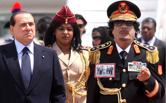 برلسكوني يكشف عن جانب غير معروف في شخصية القذافي صورة رقم 5