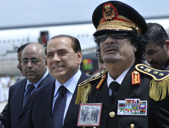 برلسكوني يكشف عن جانب غير معروف في شخصية القذافي صورة رقم 7