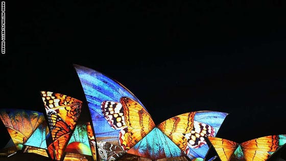 دار الاوبرا في سيدني تكتسي بـ 59 عملا ابداعيا تبهر العيون صورة رقم 9