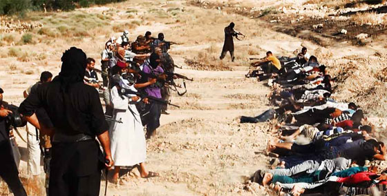  صور.. يد داعش النارية تفتك بالمئات من طلاب القوات الجوية العراقية صورة رقم 17