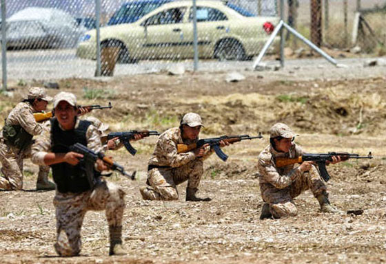  صور: بكامل الزينة.. نساء البشمركة يتصدين لداعش بروح قتالية عالية صورة رقم 7