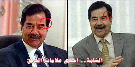 صدام حسين البديل يثير بلبلة زوجة صدام حسين الحقيقي!! صورة رقم 2