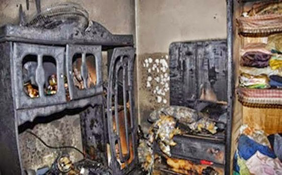 مصري يحرق زوجته وامه وشقيقته بسبب تأخر وجبة السحور صورة رقم 1