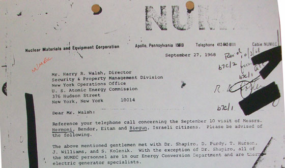 اسرائيل سرقت اليورانيوم من منشأة نووية امريكية في السبعينيات صورة رقم 1