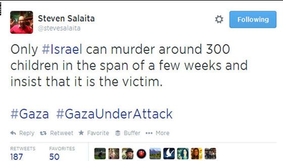 جامعي يفقد وظيفته بسبب تنديده بالهجمات الاسرائيلية على غزة  صورة رقم 1