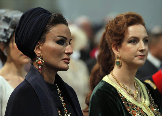 طرابلسي وسارة والشيخة موزة نساء متحكمات بأزواجهن الرؤساء صورة رقم 22