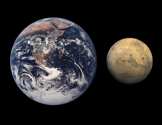 كوكب المريخ يجاور الارض يوم 27 من الشهر الجاري! صورة رقم 1