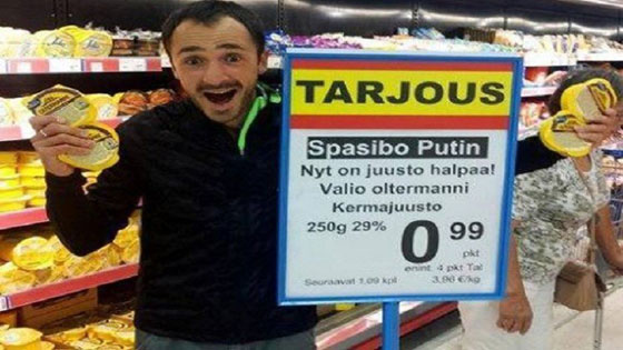 حظر استيراد الاجبان من فنلندا لروسيا يجعل سعرها في الحضيض صورة رقم 1