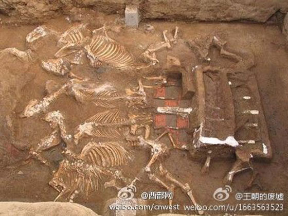 بالصور.. اكتشاف مقبرة تعود لجدة الامبراطور الصيني الاول صورة رقم 1