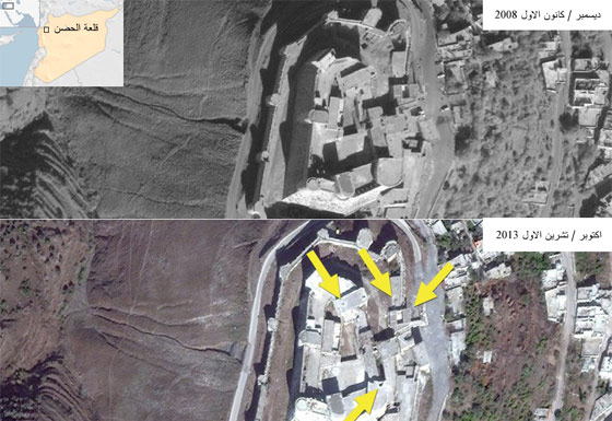 الحرب تطحن الإرث الحضاري السوري.. وهذه الصور من الجو صورة رقم 6