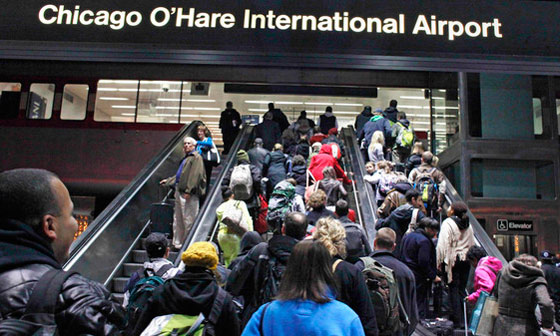 محاولة انتحار تربك آلاف الرحلات الجوية الى شيكاغو!! صورة رقم 6