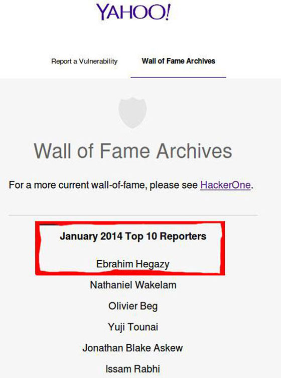 مصري عثر على 360 ثغرة لاكبر المواقع: ياهو، تويتر وجوجل  صورة رقم 5