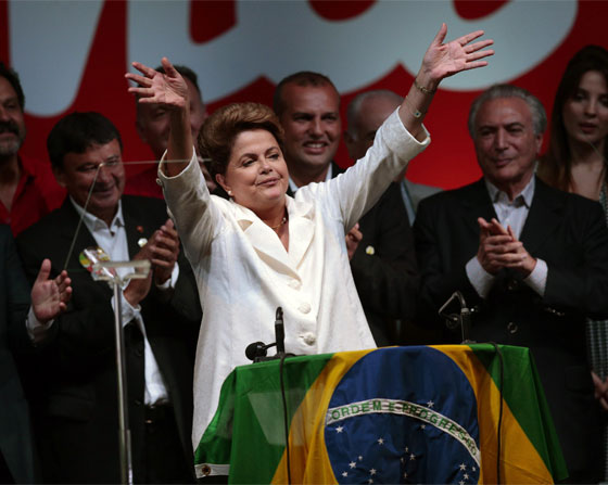 اعادة انتخاب ديلما روسيف رئيسة للبرازيل لفترة رئاسية ثانية صورة رقم 2