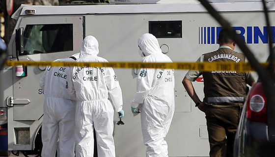  سطو على شاحنة مدرعة في تشيلي وسرقة 4 ملايين دولار صورة رقم 2