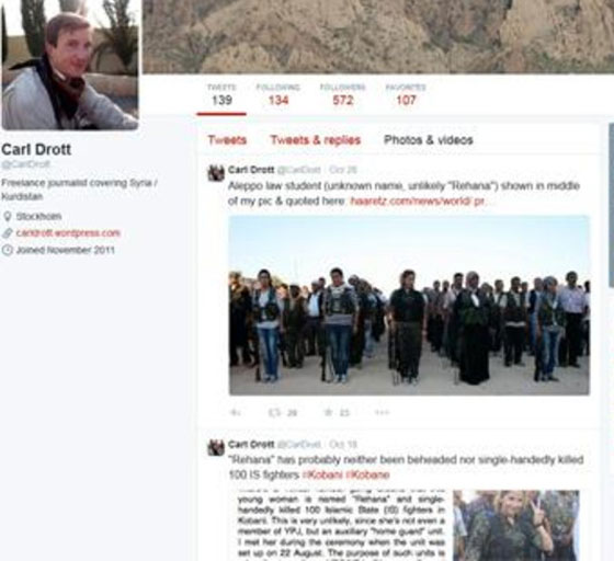 القصة الكاملة للمقاتلة ريحانا التي لم تقتل 100 داعشي ولم تذبح! صورة رقم 1