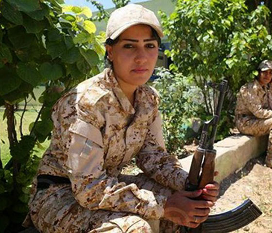 جميلات البشمركة يعلن الحرب على داعش حتى الرصاصة الاخيرة.. بالصور صورة رقم 2