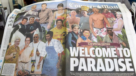 صور غير معهودة.. ميركل تحتضن دب الكورال واوباما عاري الصدر صورة رقم 1