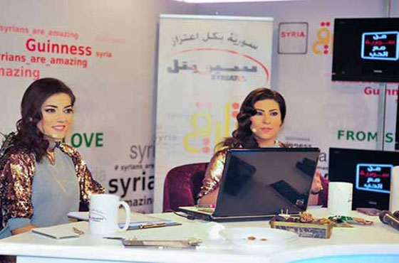  مذيعتان ومخرج سوريون دخلوا غينيس ببرنامج حواري استمر 70 ساعة صورة رقم 3