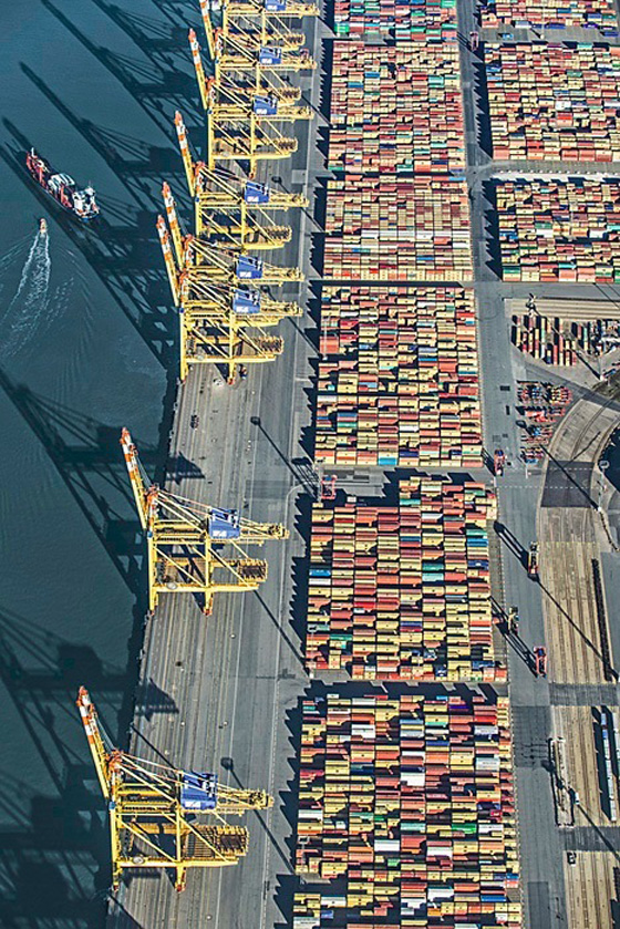 بالصور.. الحياة اليومية ترسم أشكالا هندسية هائلة من الجو صورة رقم 6